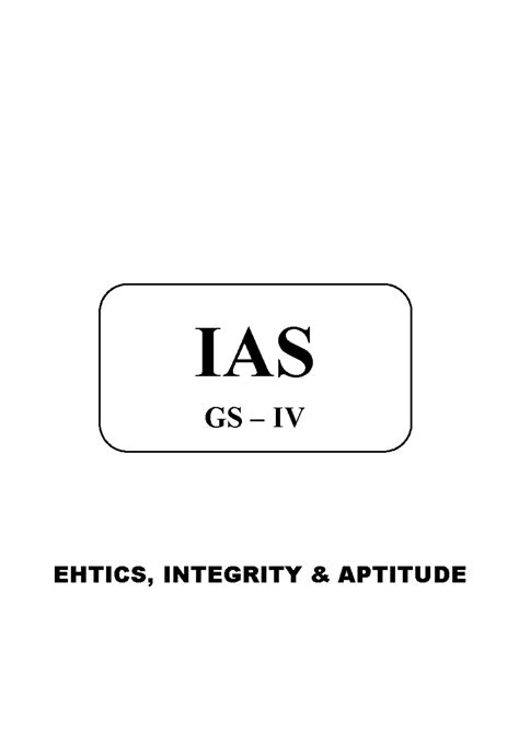 GS4 - ethics - Family Law - EHTICS, INTEGRITY & APTITUDE IAS GS – IV ...