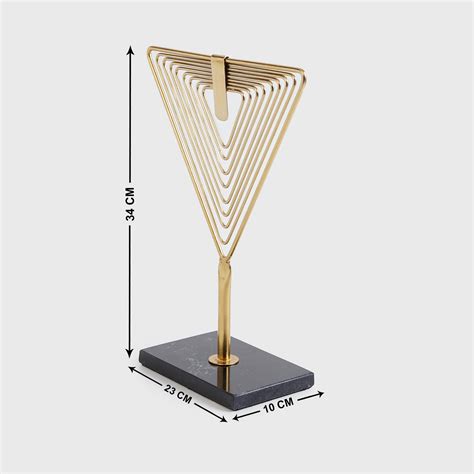 Buy Eternity Metal Triangle Table Accent from Home Centre at just INR ...
