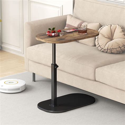 Amazon.com: C Shaped Side Table, Adjustable Height C Shaped End Table ...