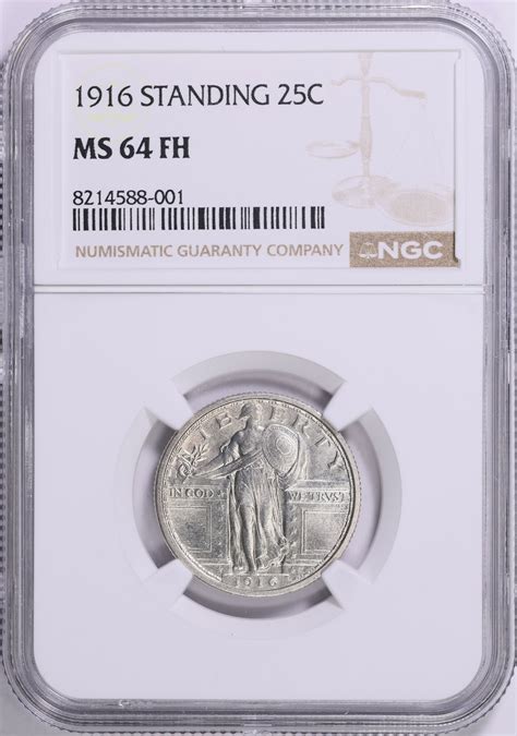 1916 Standing Liberty Quarter NGC MS-64 FH (Item 1793202 ...