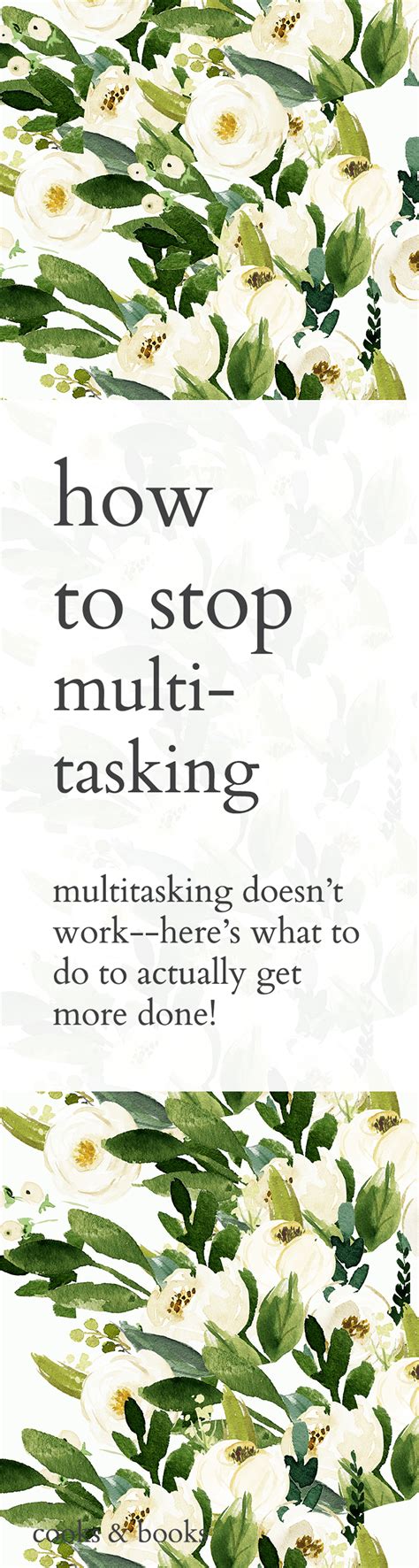 Image result for How to Stop Multitasking