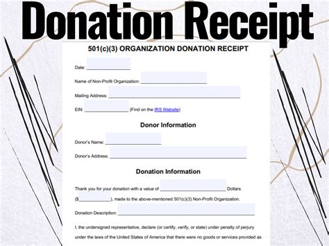 School Donation Receipt at Logan Dana blog