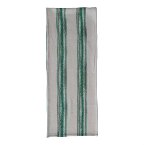 Green Striped Flour Sack Table Runner – Fiori and Fern