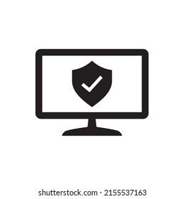 Image result for Computer with Warning Sign Vector