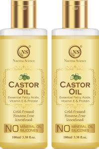 Nuerma Science Premium Castor Oil, 100% Pure (For Hair Growth, Anti ...
