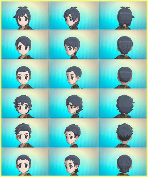 Pokemon Sun and Moon Male Hairstyles 293437 16 Contemporary Pokemon Sun ...