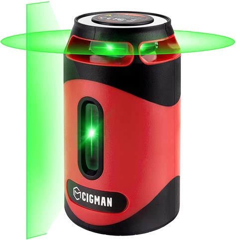Cigman Green Laser Level Self Leveling 360 Horizontal Laser Level ...