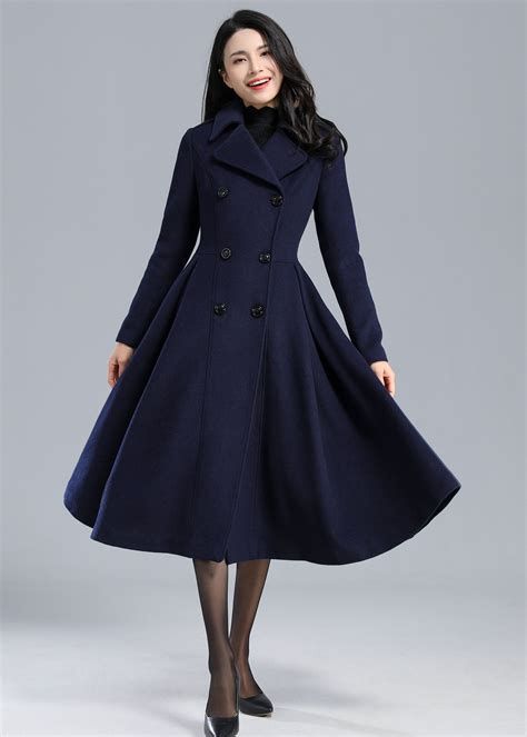 Pea Coat Dress For Women