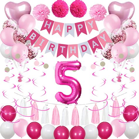 5th Birthday Girl Geburtstagskleid Birthday Girl 4 5 Jahre Tüllkleid