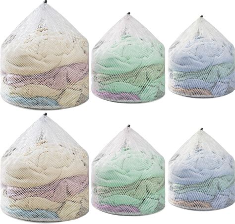 Amazon.com: 2pcs Mesh Laundry Bags for Socks, Machine Washable ...