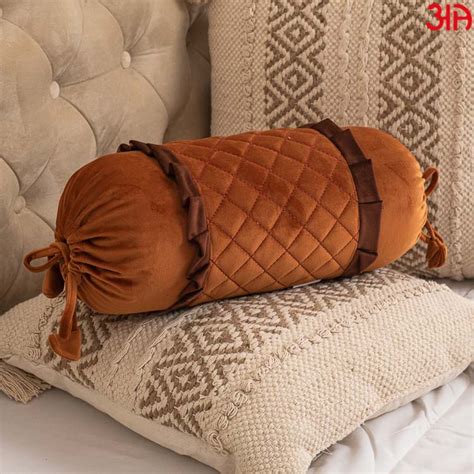 Velvet Bolster Cover for Couples Bedroom Decor By Aawrun