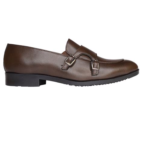 Stand Out with Brown Patterned Round Toe Loafers