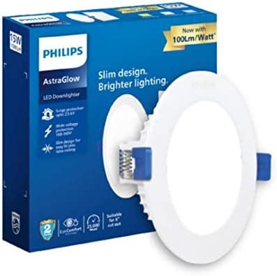 Buy Philips 22-Watt Round Duraslim Recessed Metal Downlighter Ceiling ...