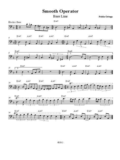 Image result for Smooth Operator Bass Lesson