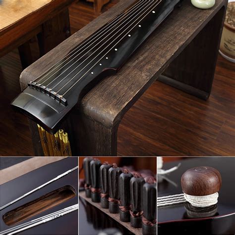 Paulownia Wood Guqin, Chinese 7-string Zither, For Beginner, 49% OFF