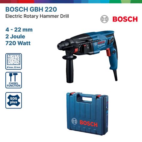 Promo Mesin Bor Rotary Hammer + Demolition Bosch GBH220 Cicil 0% 3x ...