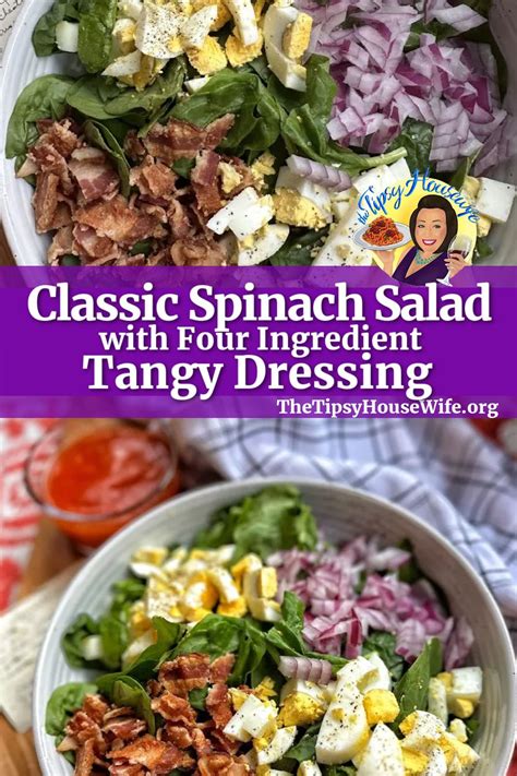 warm spinach salad recipe