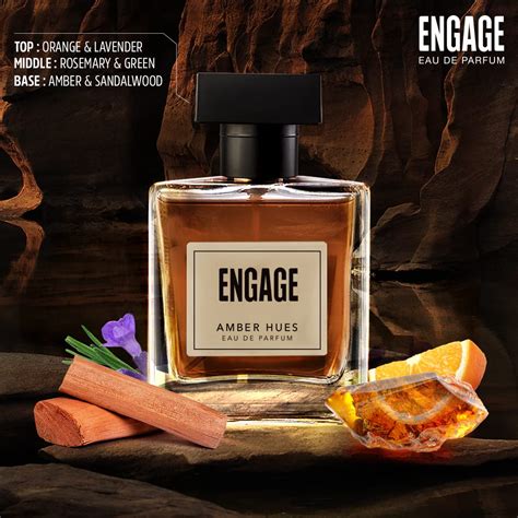Engage Amber Hues Perfume For Men (100 ml), Free Tester (3 ml) – Fetch ...