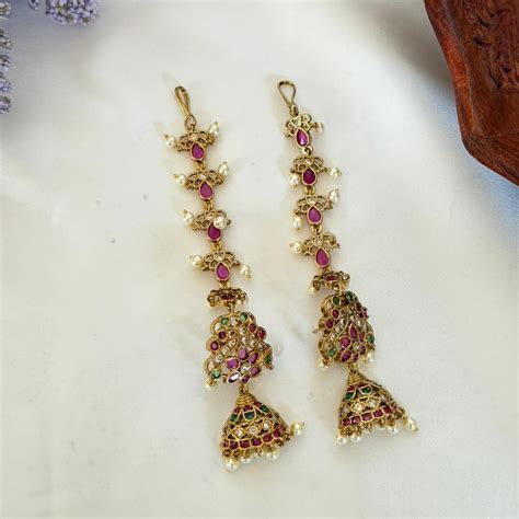 Premium Jhumka with Mattal AJ22 – Anvika Jewels