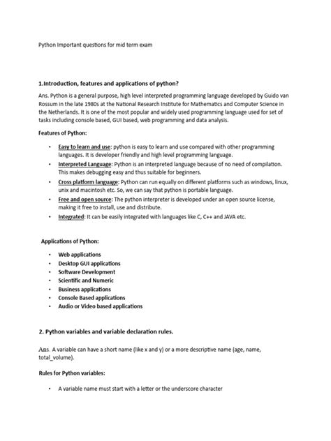 Image result for Python Exam Questions