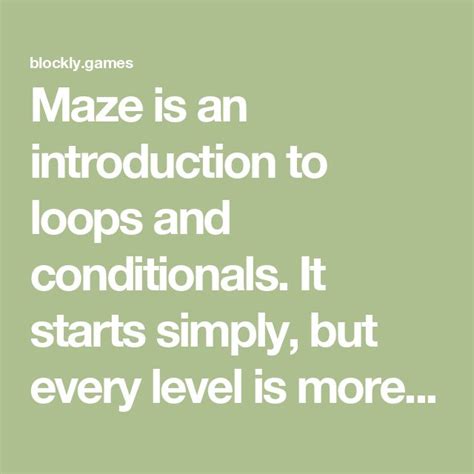 Image result for Nested Loops in Maze Answer Key