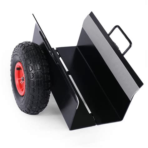Buy Heavy Duty Panel Dolly, Extended Model Slab Dolly w/Handle & 2 10 ...