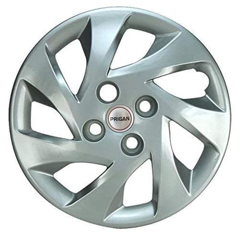 PRIGAN Silver 14 Inch Wheel Cover/Wheel Cap for Amaze ONLY (Bolt ...