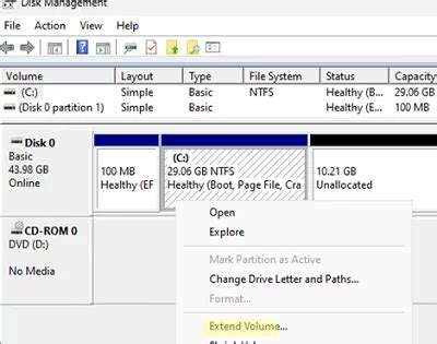 Image result for Extend Basic Disk Volume Windows 7