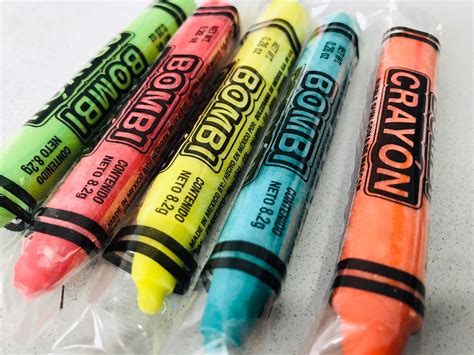 Bubble Gum Flavored Colored Gum Crayon Edible Chewing | Etsy
