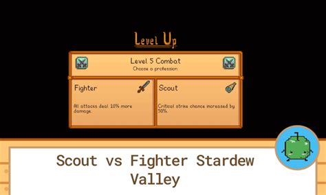 Scout vs Fighter Stardew Valley - SDew HQ