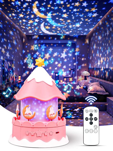 Star Projector Night Light for Kids - 21 Films Unicorn Musical Lamp, Princess Room Decor, Ideal ...
