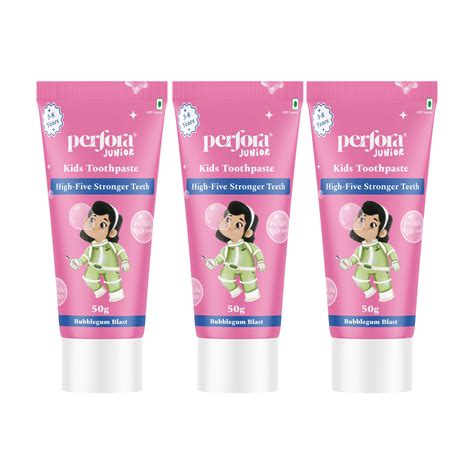 Buy Perfora's Toothpaste for Kids - Bubblegum Blast Flavour – Perfora ...