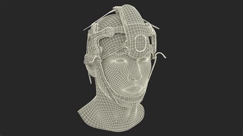 3D model Electroencephalography EEG Headset Nihon Kohden AE-120A | 3D ...
