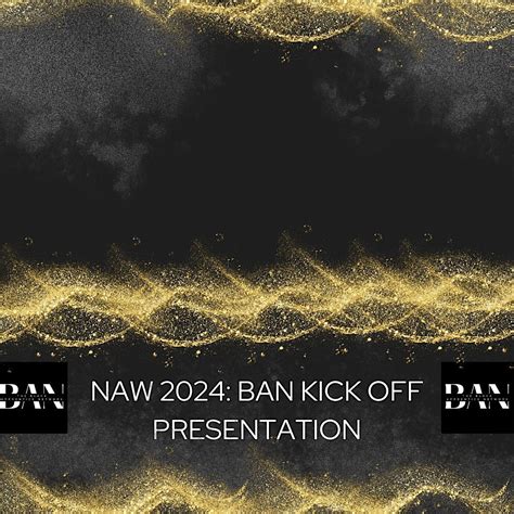 NAW 2024 Kick Off Presentation: Insight into the Black Apprentice ...