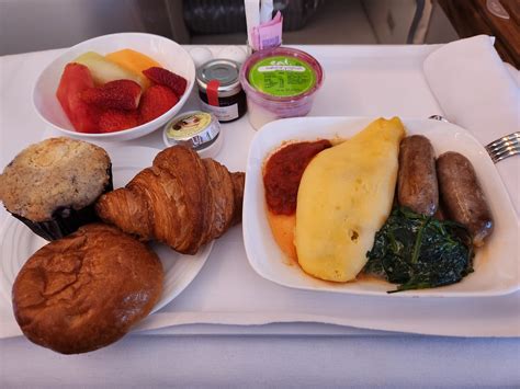 Emirates Economy Class Food Menu Review: Emirates Airbus A380 Premium