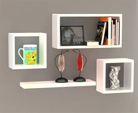 Home Sparkle Floating Wall Shelfs | MDF Wall Shelves for Living Room ...