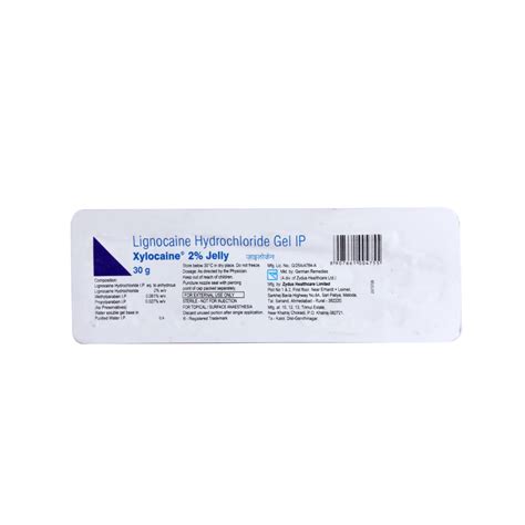 Xylocaine Jelly 30 gm Price, Uses, Side Effects, Composition - Apollo ...