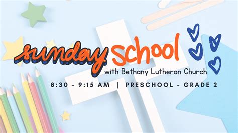Sunday School at Bethany Lutheran Church, 235 S 2nd St, West Branch, IA ...