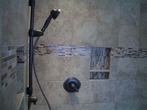 Glass Tile Shower Accent Wall - Designing A Bathroom With Hexagon Tiles ...