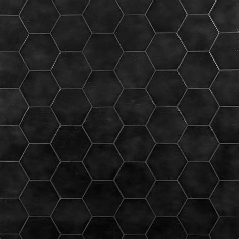 Buy Appaloosa Black Hexagon 7 in. x 8 in. Porcelain Floor and Wall Tile ...