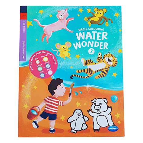 Buy Navneet Water Wonder Magic Colouring Books, No. 2, 16 Pages Online ...