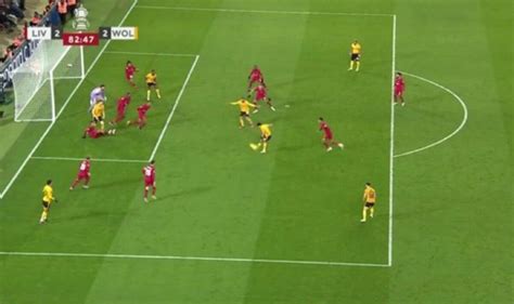 Image result for Wolves Leeds Offside Goal