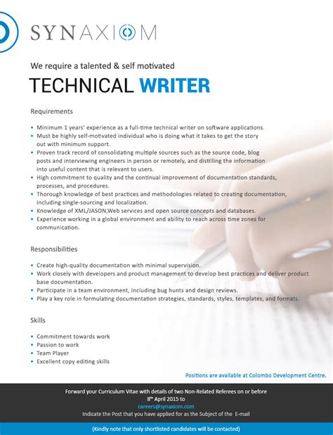 Image result for Technical Writer