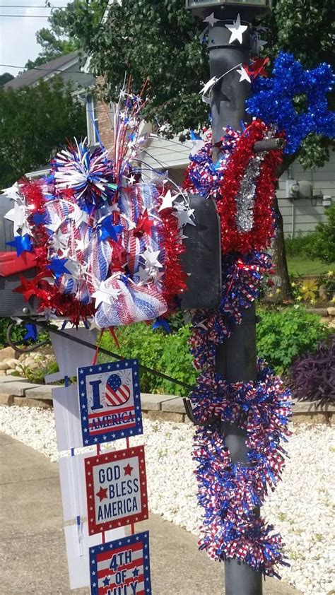 fourth of july mailbox decorations