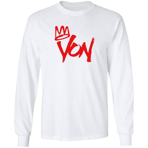 Official King Von Merch Von Tee Shirt White - Tiotee