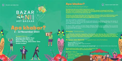 Art Bazaar 2023, Bank Negara Malaysia Museum and Art Gallery, Kuala ...