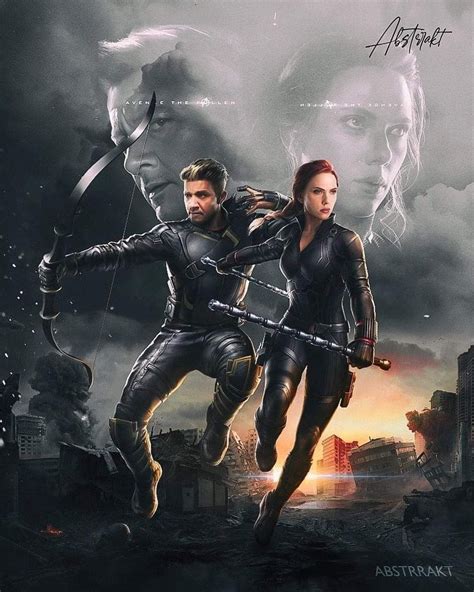 Black Widow And Hawkeye