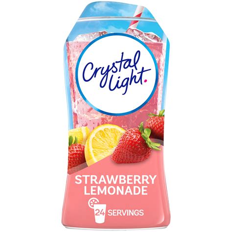 Crystal Light Liquid Strawberry Lemonade Naturally Flavored Drink Mix ...