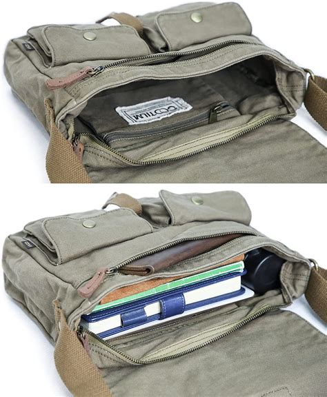 Gootium 30624 vintage canvas messenger bag men s shoulder bag – Artofit
