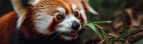 Download wallpaper look, nature, pose, portrait, red Panda, face, red ...